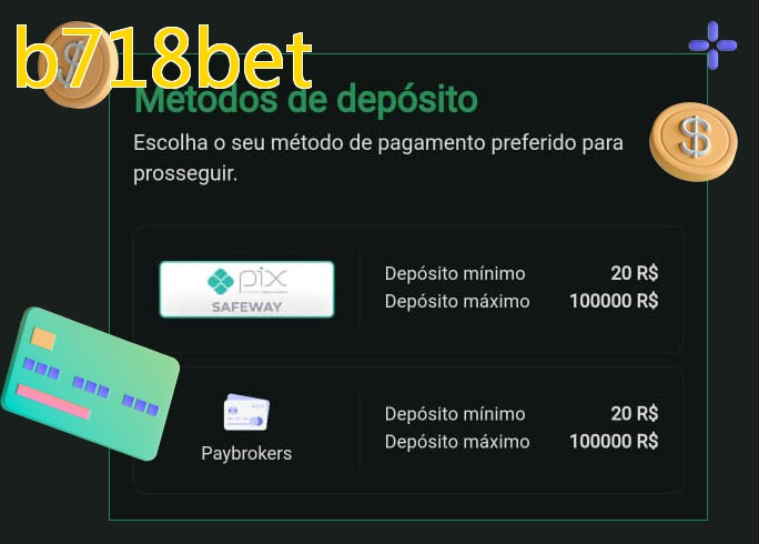 O cassino b718betbet oferece uma grande variedade de métodos de pagamento