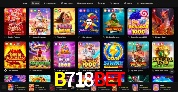 B718Bet App Interface